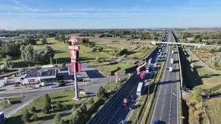 Wypadek na autostradzie A2