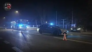 Potrącenie pieszej w Ołtarzewie