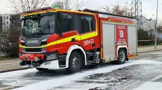 Zderzenie wozu gaśniczego i osobówki 