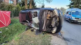 Wypadek w miejscowości Dobra