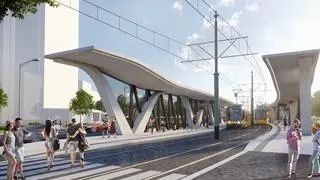 Wizualizacja tramwaju na zieloną Białołękę 