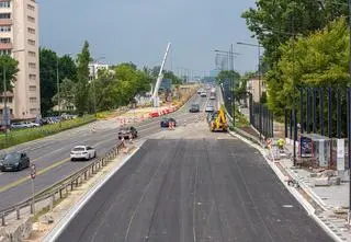 Kierowcy wjadą na przebudowaną jezdnię Trasy Łazienkowskiej