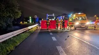 Śmiertelne potrącenie na DK7