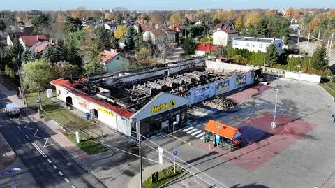 W Grodzisku Mazowieckim spłonął sklep
