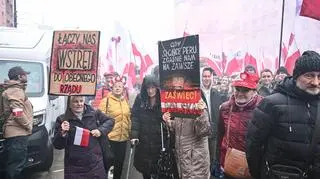 Uczestnicy marszu 11 listopada 