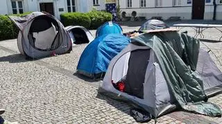 Protest na Uniwersytecie Warszawskim