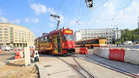 Po raz pierwszy w historii tramwaj skręcił w Belwederską