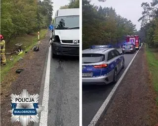 Śmiertelny wypadek na dk 48