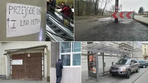 Przystanek jak garaż, znikająca Wisła, kierunek "Baiłołęka". Absurdy 2015 roku