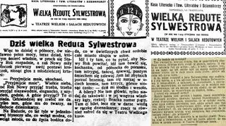 Reklamy Reduty Sylwestrowej w Teatrze Wielkim