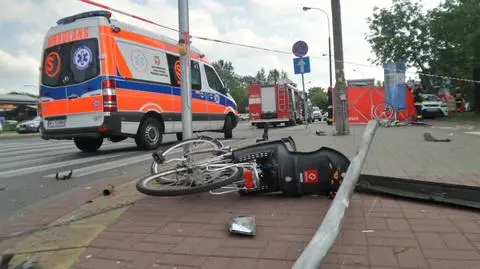 Śmiertelny wypadek na Fieldorfa. Kierowca toyoty przesłuchany