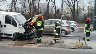 Zderzenie na Wisłostradzie