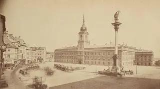 Plac Zamkowy w roku 1871