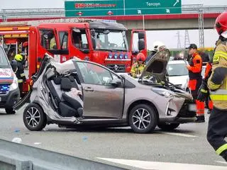 Wypadek w Rembertowie koło Tarczyna