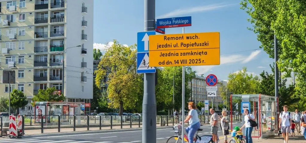 Prace na drogach i torach. Objazdy w trzech dzielnicach