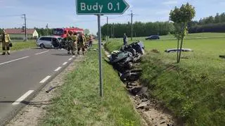 Wypadek w miejscowości Alfonsów