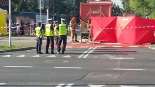 Potrącenie dziecka w Wesołej 