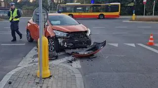 Zderzenie z udziałem radiowozu 