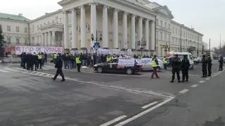 Protest taksówkarzy