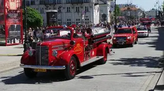 Parada strażaków 