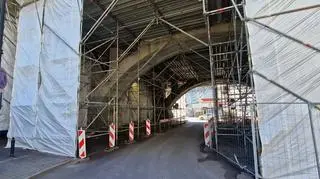 Remont wiaduktu mostu Poniatowskiego