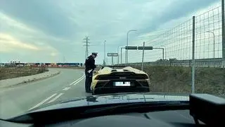 Mężczyzna pędził lamborghini niemal 200 kilometrów na godzinę