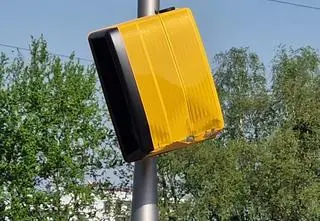Fotoradar rekordzista znów uszkodzony, policja szuka świadków