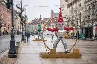 Montaż zimowej iluminacji