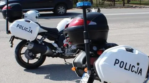 Policyjny motocykl (zdjęcie ilustracyjne)