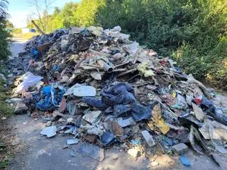 Porzucone odpady w Mińsku Mazowieckim