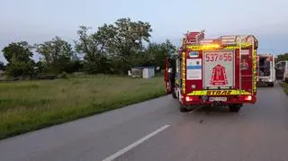 Wypadek w miejscowości Wymysły