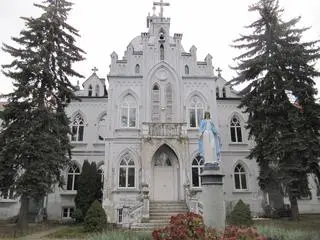 Elewacja katedry przed pracami 