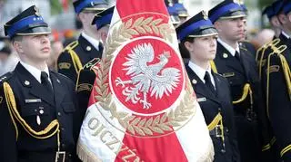 Obchody Dnia Strażaka na placu Piłsudskiego
