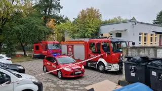 Akcja strażaków w szkole na Mokotowie 
