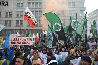 Protest w Warszawie