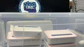 Sprzęt zabezpieczony w samochodzie obcokrajowców