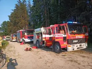 Akcja strażaków w Trojanowie 