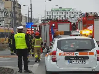 Zderzenie z udziałem osobowego ambulansu