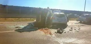 Wypadek na autostradzie A2 pod Grodziskiem Mazowieckim