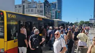 Sytuacja na stacji metro Politechnika