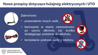 Zasady poruszania się hulajnogami elektrycznymi