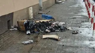 Pożar w mieszkaniu przy ulicy Wiatraczna 