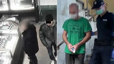Zjechał na linie do jubilera w Arkadii. Za "filmowy skok" grozi mu 10 lat