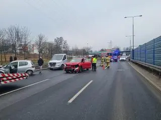 Zderzenie w alei Prymasa Tysiąclecia 