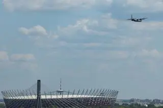 Próbny przelot przed Świętem Wojska Polskiego