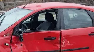 Zderzenie na skrzyżowaniu alei Witosa i Jana III Sobieskiego