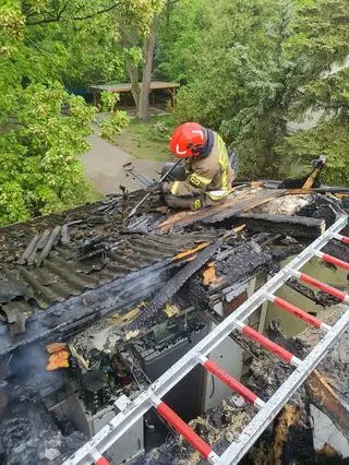 Akcja strażaków w Jabłonnie