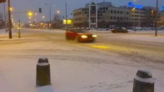 Śnieżny poranek w stolicy