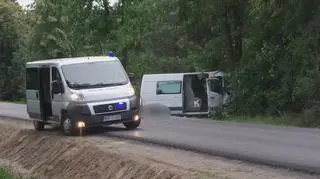 Bus uderzył w drzewo