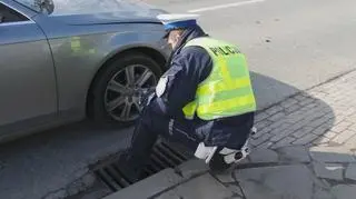 Zderzenie czterech samochodów na Wiertniczej